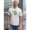 thumbnail image 2 of Tiger Growling Hand Drawn T-Shirt Men -Image by Shutterstock, Male Large, 2 of 4