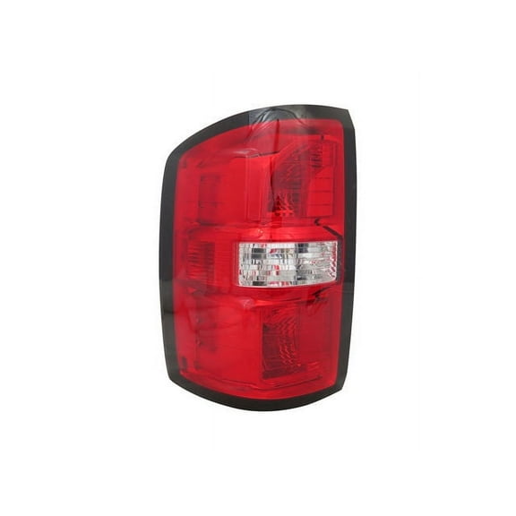 Left Driver Side Tail Light Assembly - Compatible with 2015 GMC Sierra 2500 HD (with Single Rear Wheels)