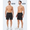 thumbnail image 2 of 5 Pack Gym Shorts Men 5 Inch Quick Dry Mesh Shorts Men Lightweight Training Athletic Running Shorts with Pockets, 2 of 6