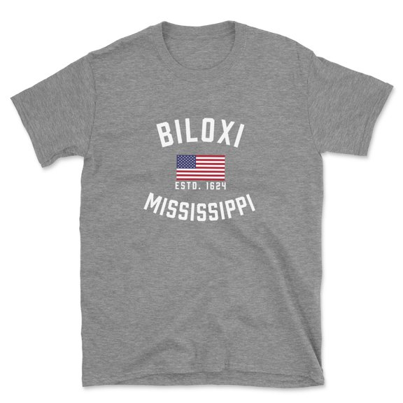 Biloxi Mississippi Patriot Men's Cotton T-Shirt
