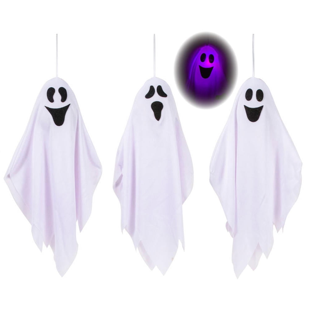 Halloween Hanging Decoration Light-Up Ghost, 1 Randomized Style per ...