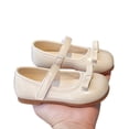 thumbnail image 5 of Owordtank Toddler Little Girls Ballet Shoes Baby Kids Princess Dress Wedding Strap Mary Jane Flats, 5 of 8