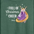 thumbnail image 3 of Disney - Full Of Christmas Cheer Rapunzel - Women's Lightweight French Terry Long Sleeve Shirt, 3 of 5