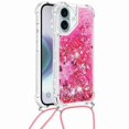 thumbnail image 4 of Funda FOXDOCK para iPhone 16 Plus con Cuerda Ajustable, Brillo Líquido, Protección Antigolpes y Lente – Ideal para Regalo, 4 of 6