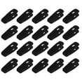 thumbnail image 1 of 20Pcs Non Slip Velvet Hangers Clips Ivory Strong Finger Flocked Clips Pant Clothes, 1 of 11