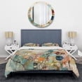 thumbnail image 3 of Designart "Azure Drifts in Minimalism I" Minimalism Bedding Covert Set - Abstract Minimalism Pink Abstract Bed Set With 1 Sham, 3 of 6