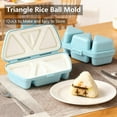 thumbnail image 4 of 6-in-1 Onigiri Mold & Bento Box – Triangular Rice Ball Maker with Storage Container (Portable, Easy to Clean for Home/Office Lunches), 4 of 9