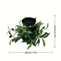 Beautynvta Fall Decorations for Home, Fall Centerpiece with Candle Holder Pumpkin Maple Leaf Berry for Fall Decor, Autumn Maple Leaf Wreath for Halloween Thanksgiving Table Decorations