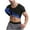 c01Blue, variant on Sweat Suits Shirt Waist Trainer for Men Compression Casual Sports Solid Color Workout Gym Clothes Sweat Enhancer Short Sleeve White XXL