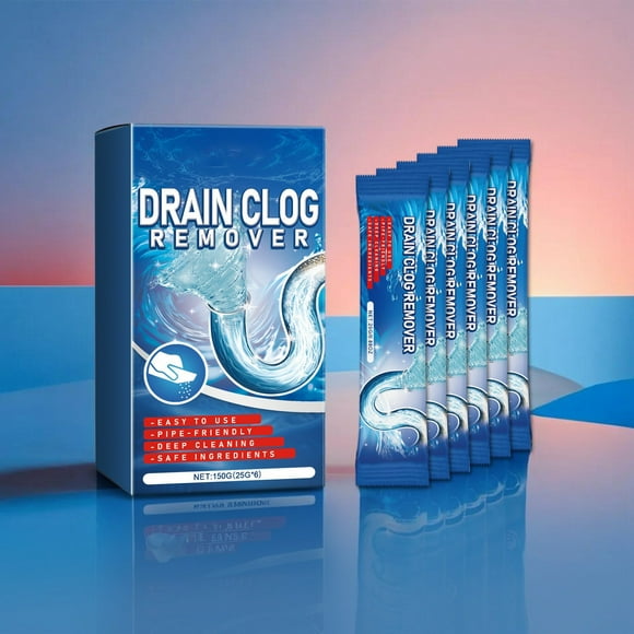 asddcavvf Pipe Dredging Agent To Clear Toilet Toilet Kitchen Sewer and Floor Drain Blockage and Clean Odor 6 Packs Cleaning Gadgets for Home