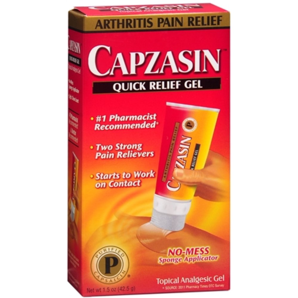 Capzasin Quick Relief Gel 1.50 oz (Pack of 3)