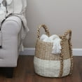 thumbnail image 3 of Household Essentials Cattail and Paper Terra Basket, Natural and Cream, 3 of 8