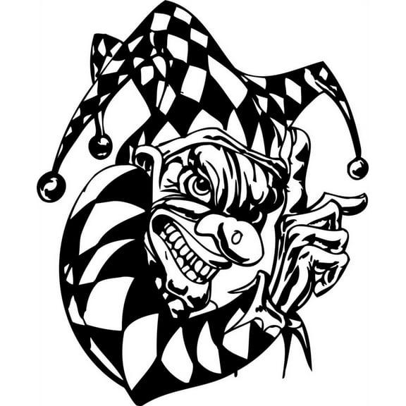 Custom Designs Monster Clown Kids Boys Bed Room 20 Inches X 20 Inches