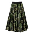 thumbnail image 3 of Retro Skirts Swing Women's High Waist Print One Size Skirt, 3 of 3