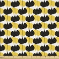 thumbnail image 1 of Abstract Sofa Upholstery Fabric by the Yard, Geometric Formless Shapes in Contrasting Colours Camouflage Style Graphic, Decorative Fabric for DIY and Home Accents, Mustard Black White by Ambesonne, 1 of 5