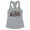 Heather Grey, variant on Halloween Coffee Tank Top Fitted Racerback Women's Large White