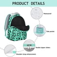 thumbnail image 4 of Geometric Shapes Texture Print Backpack for College, Stylish Laptop Bookbag for School and Work, Durable Daypack with Organizer, Great Gift Idea for Students, 4 of 6