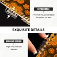thumbnail image 3 of FORMRS 1-Subject Spiral Notebook 8" x 5" College Ruled 60 Refillable Sheet A5 Hard Cover, 2 Pack, Retro Orange Flowers, 3 of 7