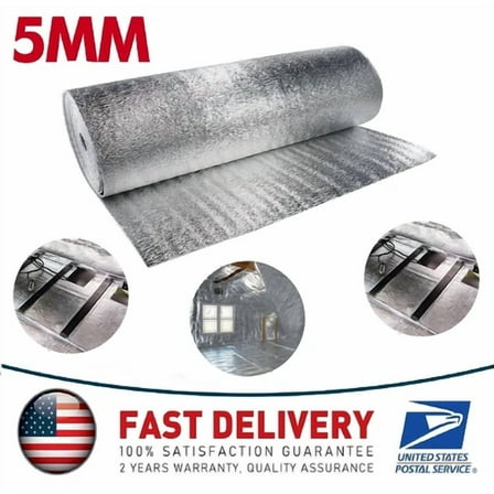 VIVIAN- 2? Heat Reflective Aluminum Foil Insulation Epe Foam Roll Thermal Insulation Mat