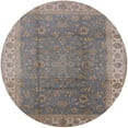thumbnail image 1 of Ahgly Company Indoor Round Mid-Century Modern Puce Purple Oriental Area Rugs, 5' Round, 1 of 6