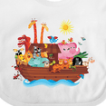 thumbnail image 4 of Inktastic Animal Ark Bible Story Christian Boys or Girls Baby Bib, 4 of 4