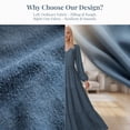 thumbnail image 5 of Women Plus Size Polyester Maxi Dresses, Vintage V Neck Balloon Long Sleeve Flowy Tiered Swing Dress, 5 of 7