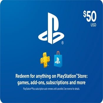 Sony $50 PlayStation Store 