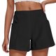 thumbnail image 2 of Combinadores Cortos para las Mujeres de Ajuste Suelto, Punk Hippie Sólido, Pantalones Sueltos de Bolsillo de la Ropa Callejera Jogger, 2 of 7