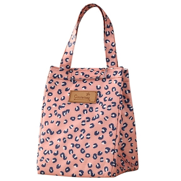 Lunch Bag,Lunch Tote,Thermal Portable Insulated Cooler Bag Lunch Picnic Carry Tote Storage Case Box,Reusable Lunch Bags,Insulated Lunch Box(Pink)
