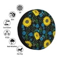 thumbnail image 4 of Balery Sunflowers And Blue Flower Cubiertas para Neumáticos - Protector Resistente para Neumáticos de Camioneta, SUV, Remolque, Camper y RV-17 inch, 4 of 6