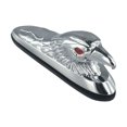 thumbnail image 4 of Huanke-Chrome Eagle Head Shape Design Front Fender Frame Ornament Front Fender Accent Piece For Motorcycle Motorbike Car Bonnet, 4 of 12