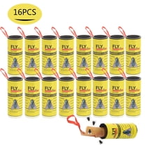 Catchmaster Fly Ribbon 96-Pack, Sunproof Flying Insect & Fruit Fly ...