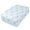 Blue Paw Hearts, variant on Premium Soft Fitted Sheet for Blow Up Bed Mattress Sheets with Zipper for Camping Office Bedroom, Blue Star Butterfly Print