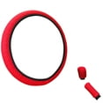 thumbnail image 2 of CxhicLuv Car Steering Wheel Cover, Auto Steering Wheel Sheath, Microfiber Ice Silk All-Season Use, Car Interior Comfort Accessories, Non-Slip Grip Helper for Drivers, Car Owners, Red, 2 of 8
