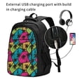 thumbnail image 2 of Daiia Hawaii Palms Pattern USB Charging Backpack for Men and Women, Anti-Theft Backpack,Travel Backpack,School Backpack,College Backpack,Laptop Backpack, 2 of 7