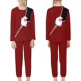 thumbnail image 4 of DISNIMO Red Sheep Pjs for Girls 3-4 Years Old Pajama Set Pants Boys Pajama Set Long Sleeve Pajamas Kids Sleepwear Girls 2 Piece Pajama Set Long Nightwear Sets Kids, 4 of 6