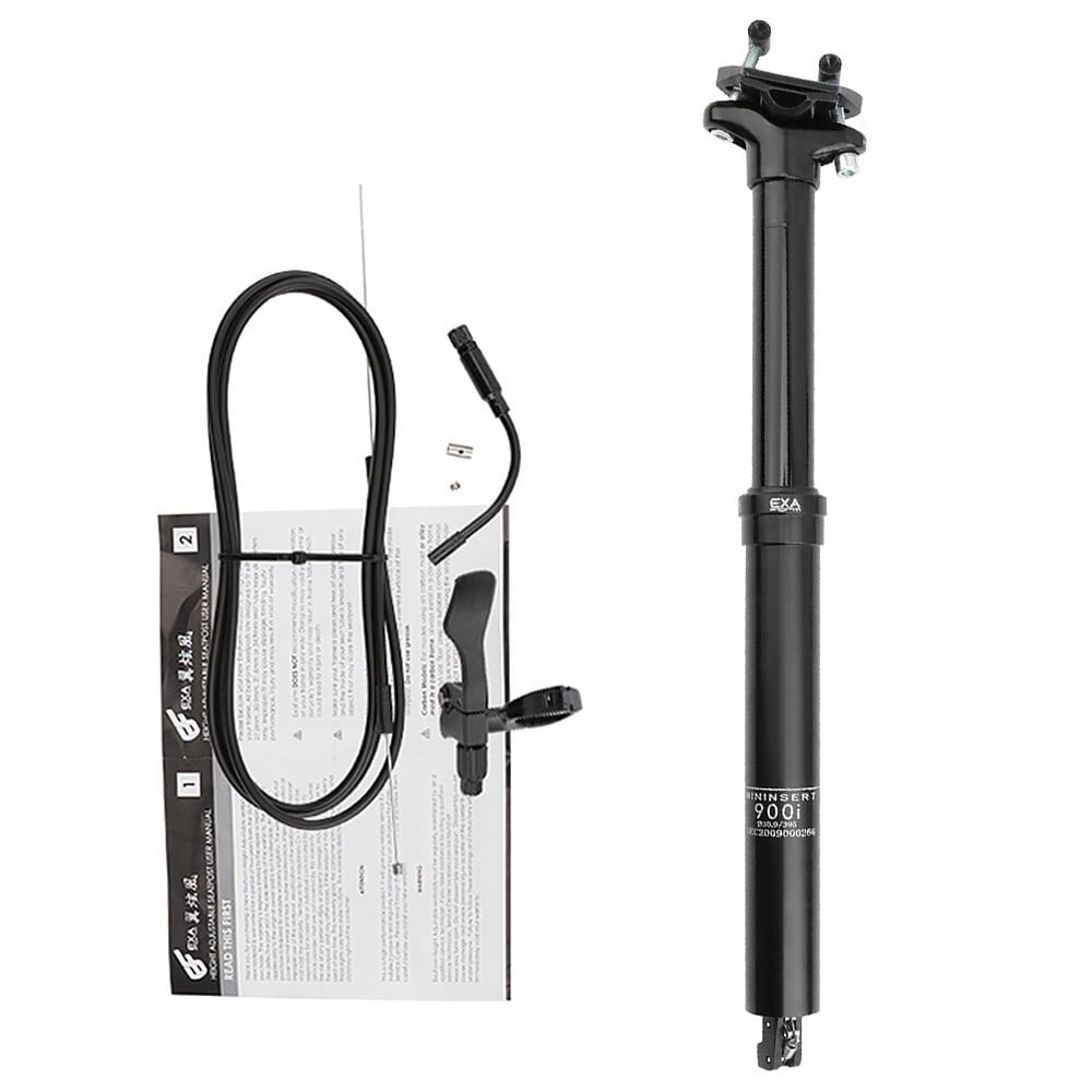 Homgeek 30.9mm 31.6mm Mountain Bike Seatpost with Adjustable Height MTB Cable Controlled Hydraulic Seatpost Remote Internal Inner Cable Routing Bicycle Seat Post Walmart