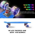 thumbnail image 2 of Skateboard Cruiser Complete - 27 inch Skateboards with LED Light Up Wheels with All-in-one T-Tool for Beginners, 2 of 7