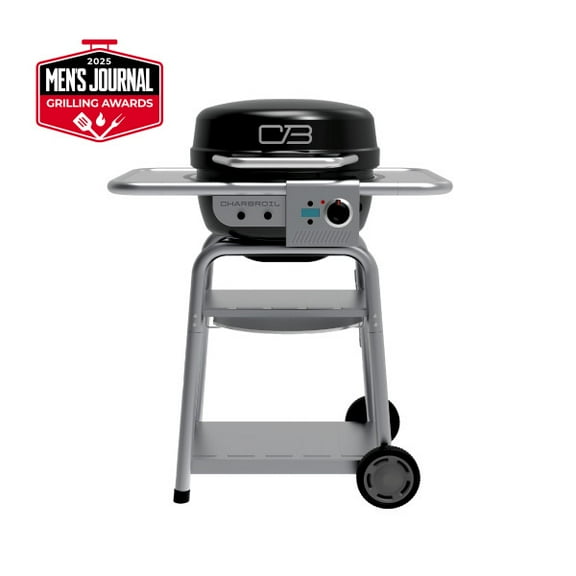 Charbroil Bistro Pro™ Electric Grill & Griddle   Charcoal Mode, Black
