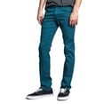 thumbnail image 2 of Victorious Mens Slim Fit Colored Stretch Jeans, Up To 44W, 2 of 5