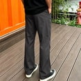 thumbnail image 3 of Guluxicc Men's Athletic Pants with Pockets Elastic Waist Drawstring Long Straight Leg Running Performance Trousers for Everyday Gym Workout Wear Summer Casual Outfits, 3 of 7
