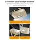 thumbnail image 5 of Visor Solar para Coche Caja de Tejido Del Coche, Caja de Cajón de Visor Solar Estilo Correa, Clip de Gafas Multifuncionales, Caja de Reposabrazos, Correas de Bolsa de Tejido de Cuero con Clips, 5 of 6
