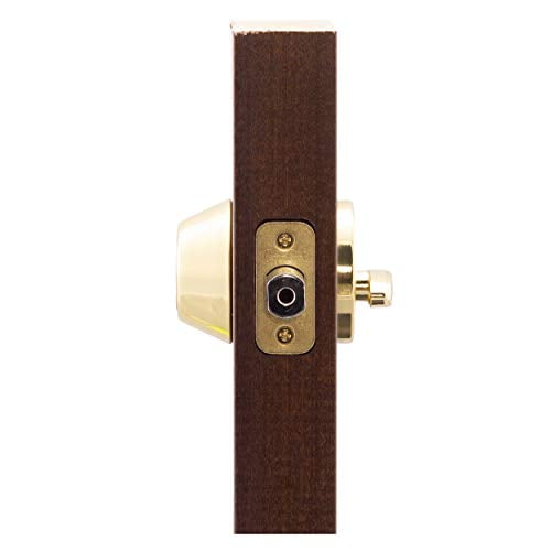 Copper Creek DB2410PB Single Cylinder Deadbolt, Polished Brass