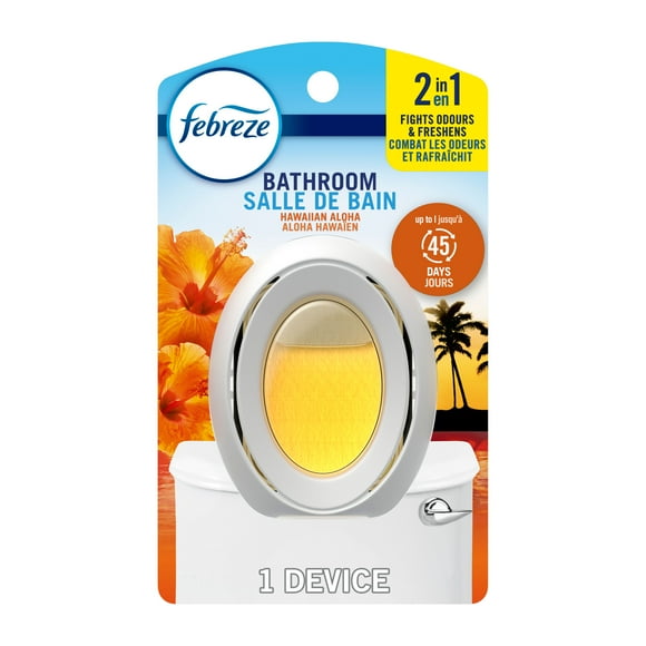 Febreze Bathroom Air Freshener, Odor-Fighting, Hawaiian Aloha Scent