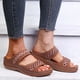 thumbnail image 1 of Sandalias y pantuflas de talla grande con tacón Qedge y plataforma informal para mujer Wmkox8yii  ytu1509, 1 of 9