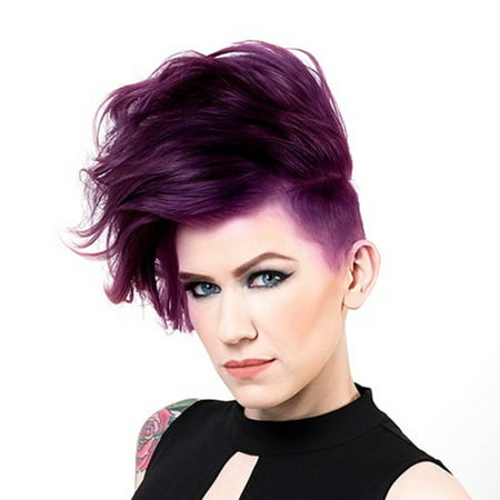SPARKS Long Lasting Bright Permanent Hair Color Sugar Plum Tint 3oz (Best Bright Purple Hair Dye)