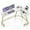 White Marble, variant on Mr IRONSTONE 63 inch L-Shaped Gaming Desk, Corner Computer Desk for Home Office, White Writing Workstation with Large Monitor Stand