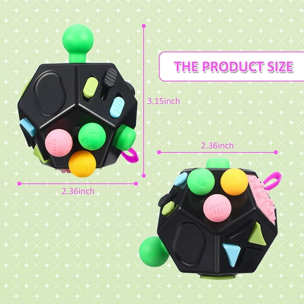 HOT 12 Sided Fidget Cube Walmart Pieces 12 Sided Fidget Toy