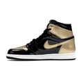 thumbnail image 2 of Jordan Men's 1 Retro High NRG Patent Gold Toe Basketball Shoes, from StockX, 2 of 5