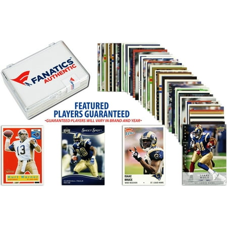 - St. Louis Rams Team Trading Card Block/50 Card Lot